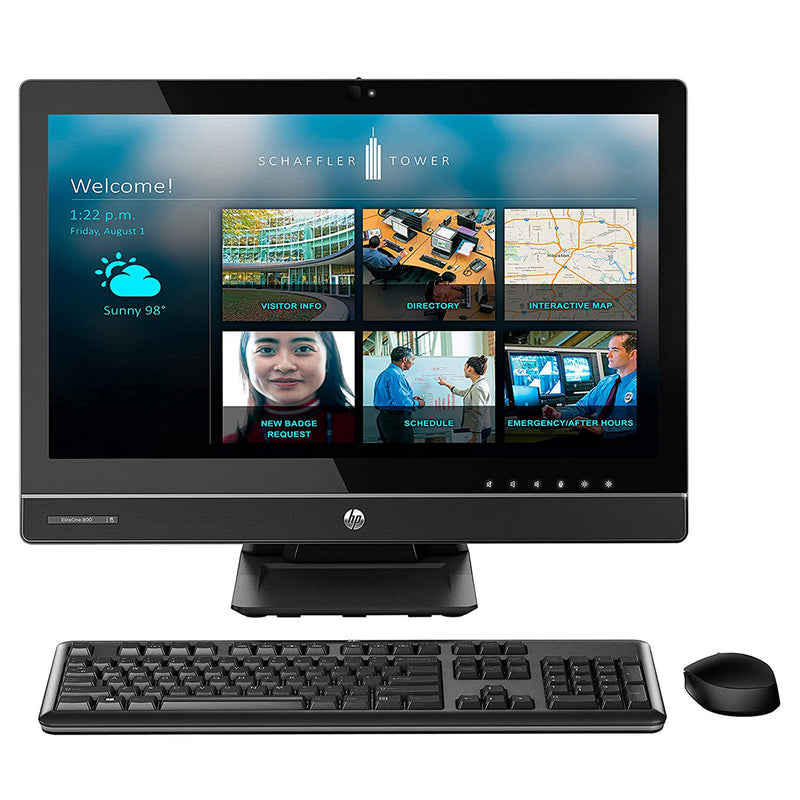 HP 800 G1 All In One Computer: 23" Display Core I5-4590s 16GB 256GB SSD Windows 10