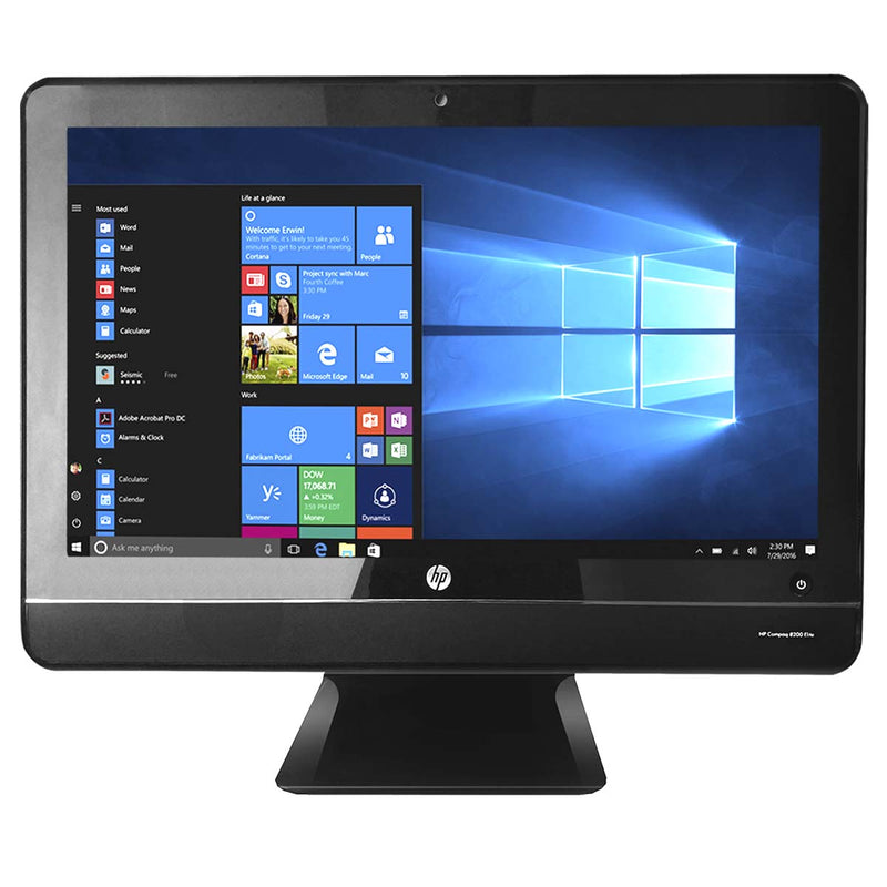 HP 8200 Elite All In One Computer:  23" Screen Intel Core I5 Windows 10