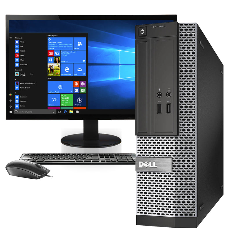 Dell Optiplex 3020 SFF Core I5 4570 Quad Core Windows 10 Professional Computer PC
